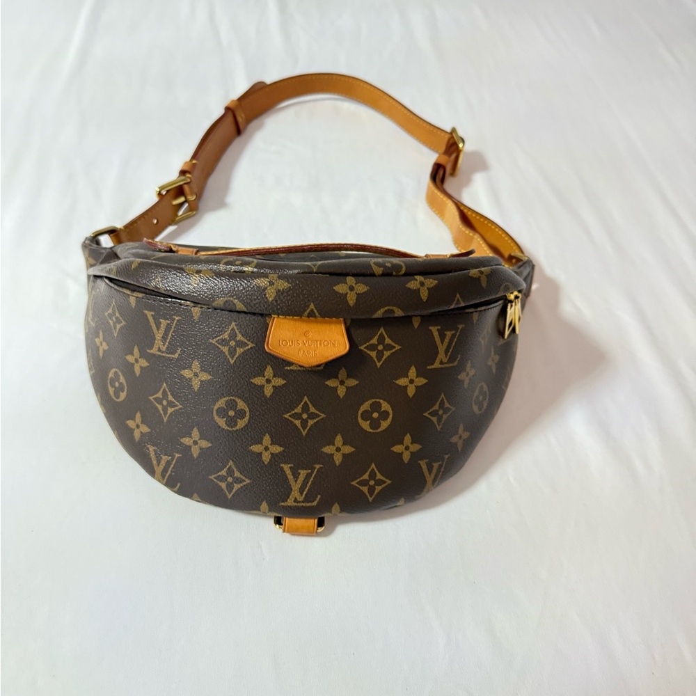 Louis Vuitton Brown and Tan Monogram Belt Bag